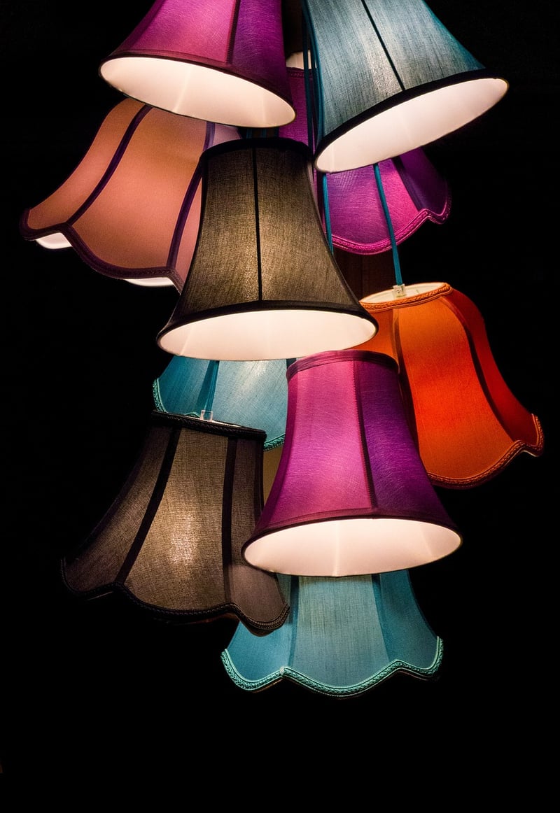 Upcycled Wine Bottle Chandelier